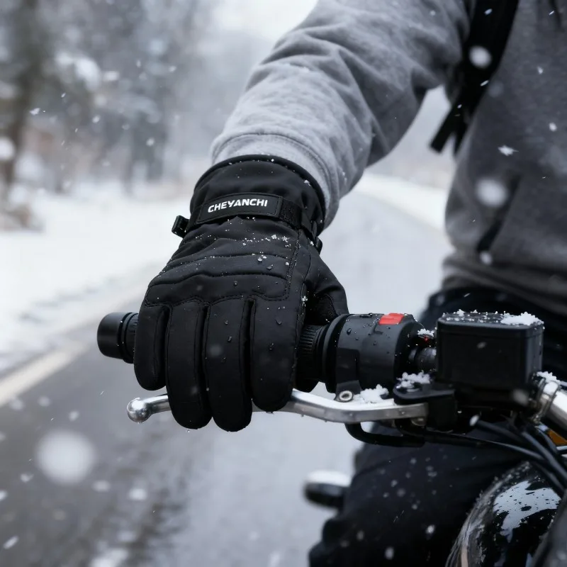 

Водонепроницаемые ветрозащитные мотоциклетные перчатки с полным пальцем, мотоциклетные перчатки для езды на мотоцикле, зимние перчатки для мотокросса с сенсорным экраном