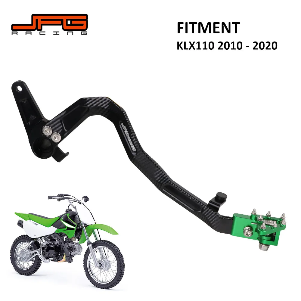 Motorcycle CNC Rear Foot Brake Lever Pedal For Kawasaki KLX110 KLX 110 2010-2020