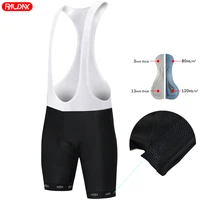Raudax-pantalones cortos con pechera para ciclismo para hombre, equipo deportivo de montaña, equipo para montar en bicicleta con logotipo reflectante, ropa de bicicleta de alta calidad