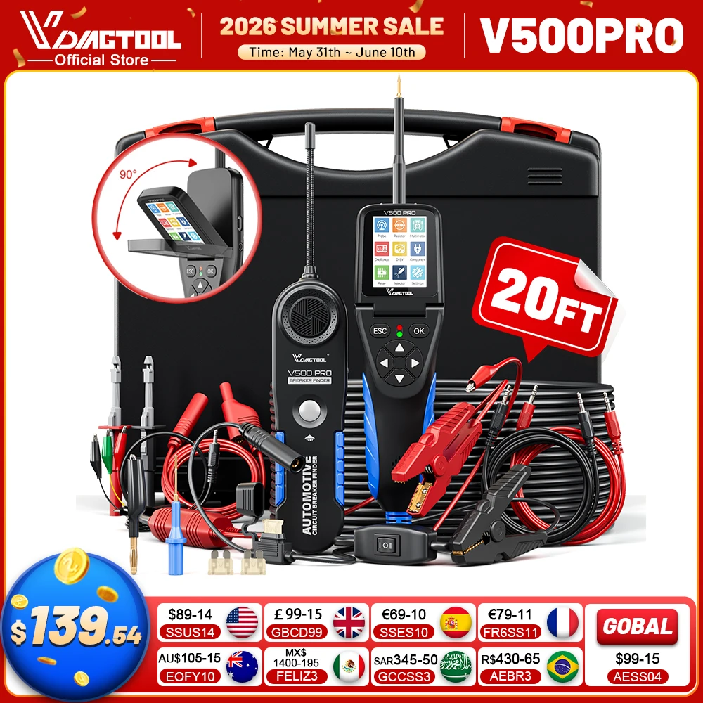 VDIAGTOOL V500PRO Tester obwodów samochodowych