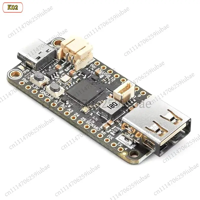 BK_RP2040 Feather Microcontroller USB Type-A Host Board for DIY Prototyping, Replacement Parts
