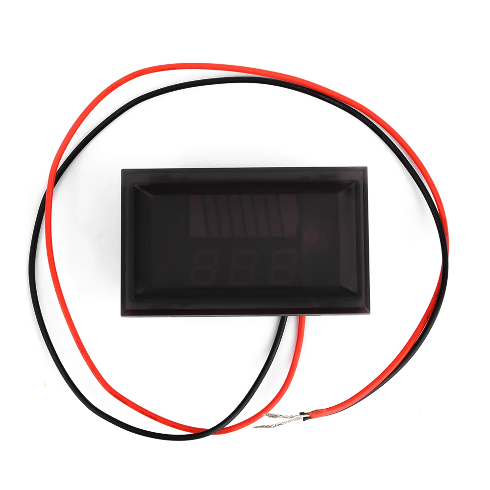 เครื่องวัดระดับการชาร์จแบตเตอรี่รถยนต์ DC 6 ~ 100V 2-20S มิเตอร์ความจุของแบตเตอรี่ลิเธียมตะกั่วกรด4-20S PO4ชีวิตลิเธียม