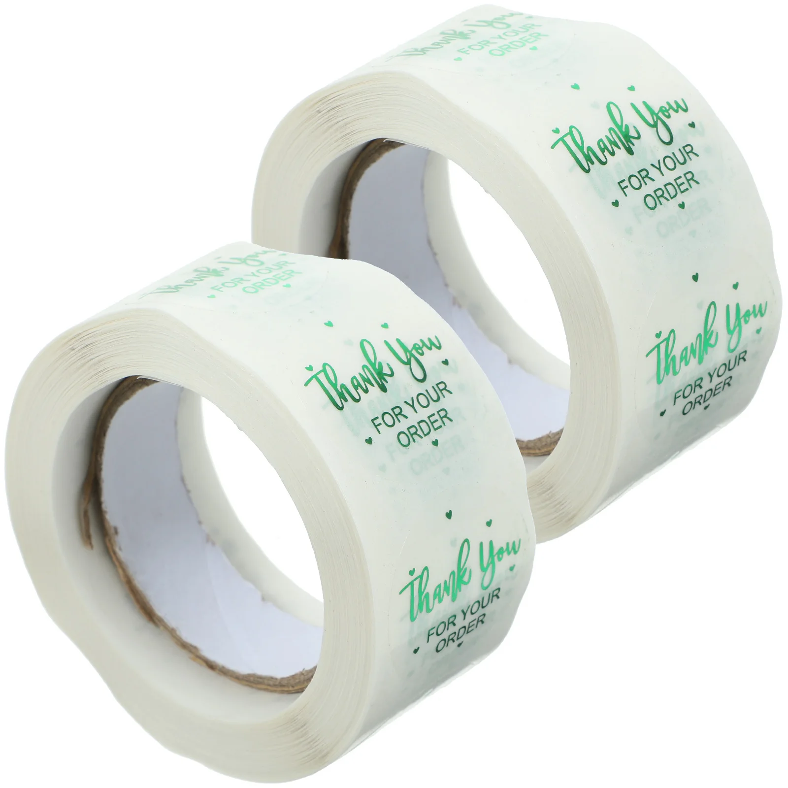Clear Circle Stickers 2 Rolls Multi Purpose Envelope Tab Sealer Easy to Write Date with Marker Pen Clear Adhesive Dots