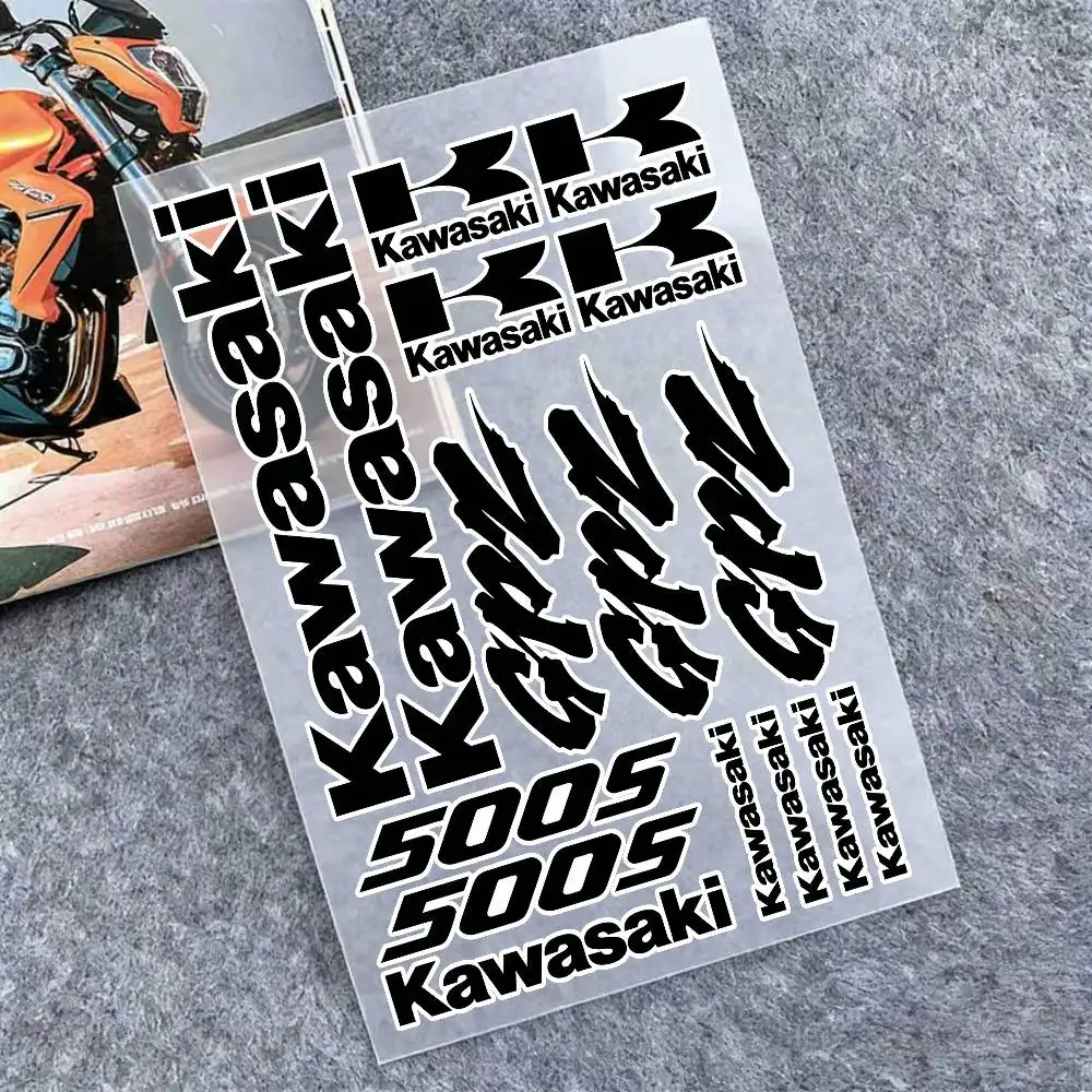 

Светоотражающие наклейки для мотоциклов Kawasaki, предупреждающие о безопасности в темноте, для шлемов скутеров.