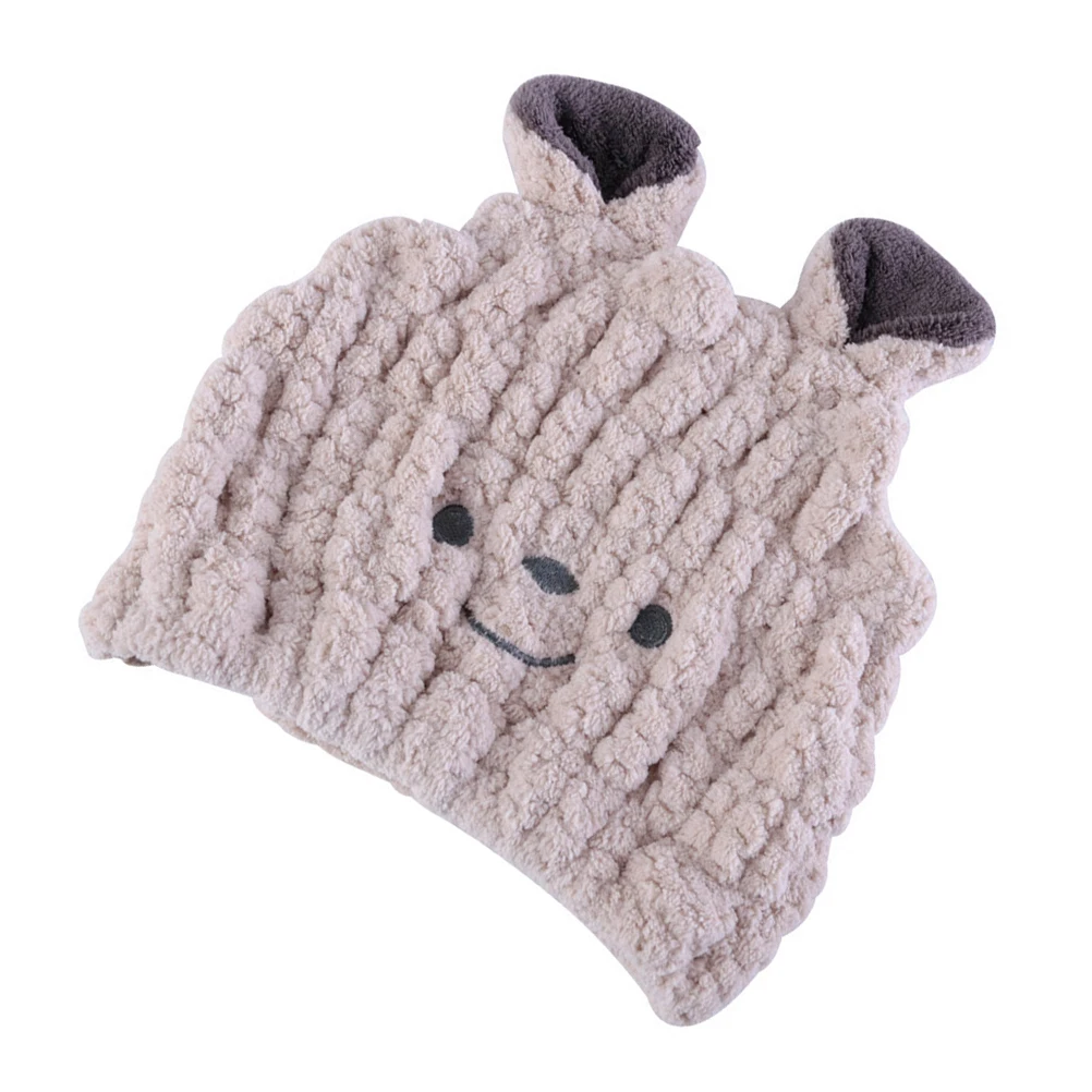 

Dry Coral Velvet Hair Drying Hat Baby Shower Towel Bath Wrap Quick Dry Supplies Portable Hair Drying Hat Travel Use