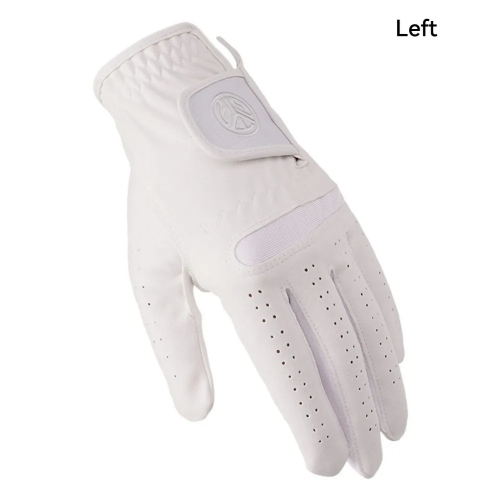 

Sheepskin Men's Sports Golf Glove Breathable Single Left Hand Leather Golfing Glove Slip-Resistant Maximum Grip Golf Gloves Male
