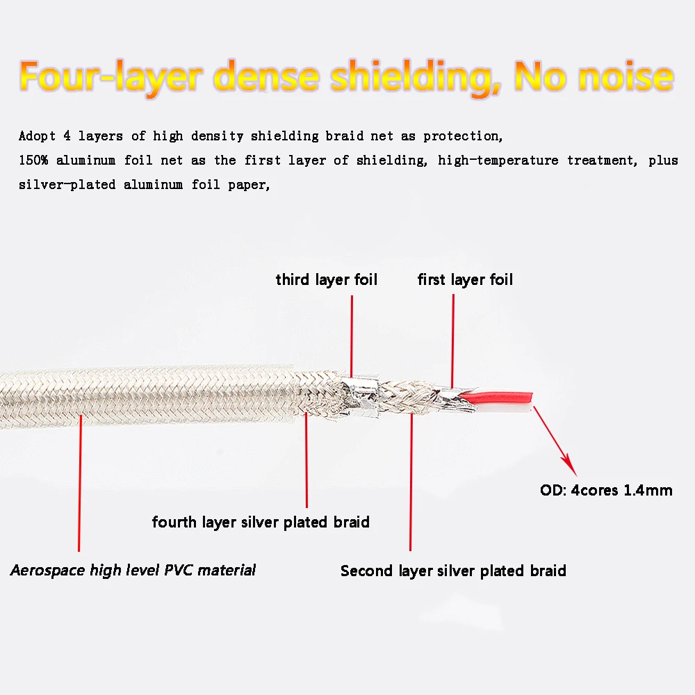 زوج QED Signature RCA كابل الصوت 2 RCA ذكر إلى 2RCA ذكر كابل لمكبر الصوت خلاط المتكلم #5