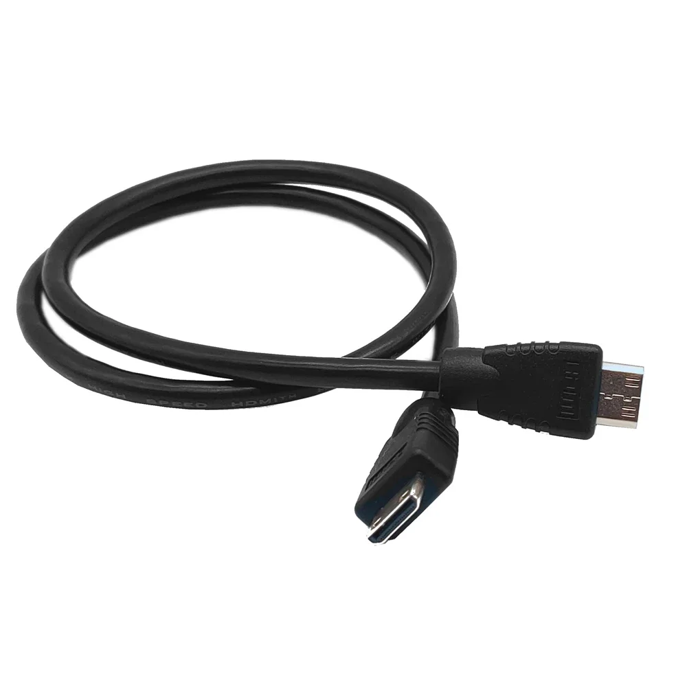 0.5M 1.4 MINI HDMI plug to mini HD plug Video cable type C to C adapter High quality TV DVD phone