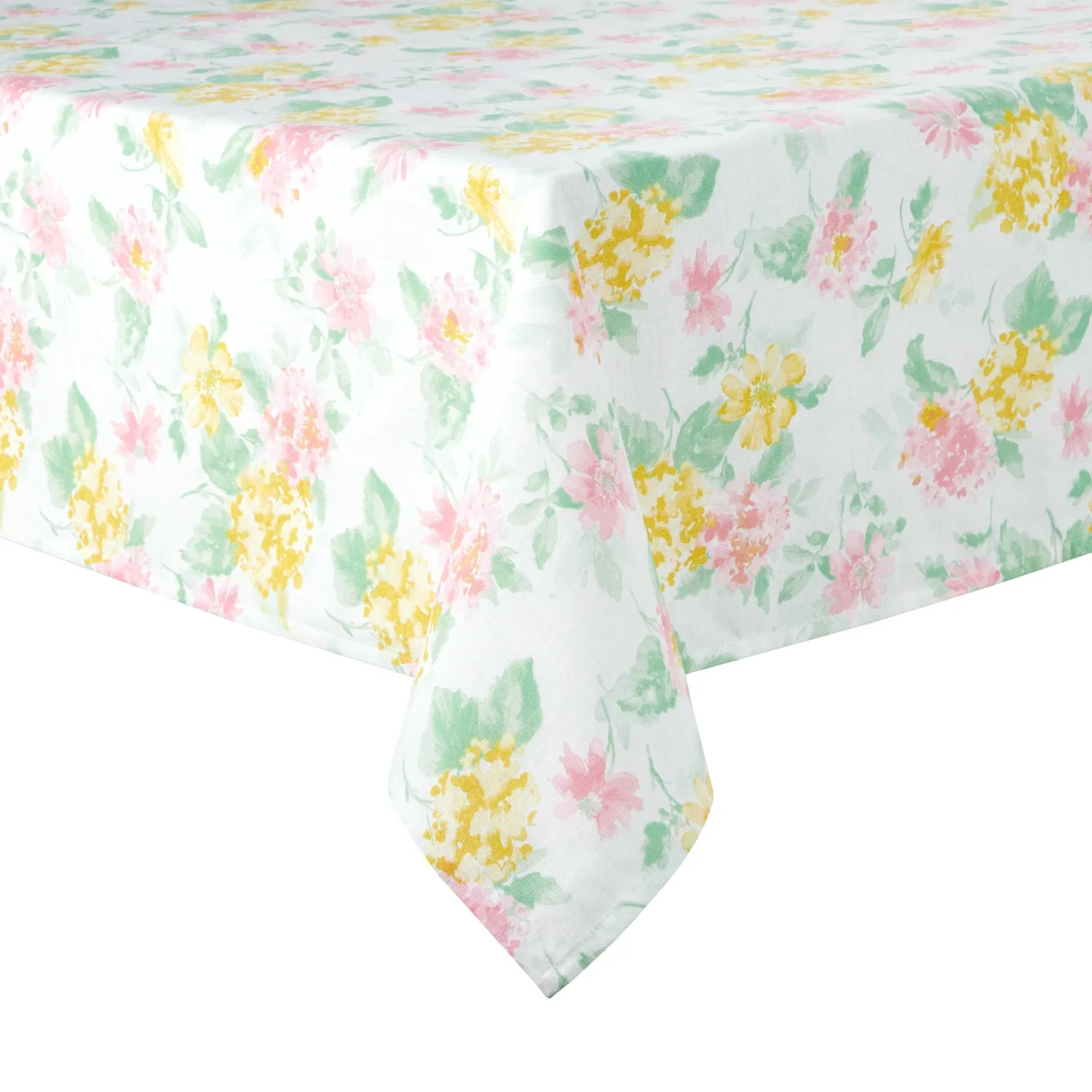 

Amber Floral Tablecloth Single Pack, Pink/Yellow, 60"x84"