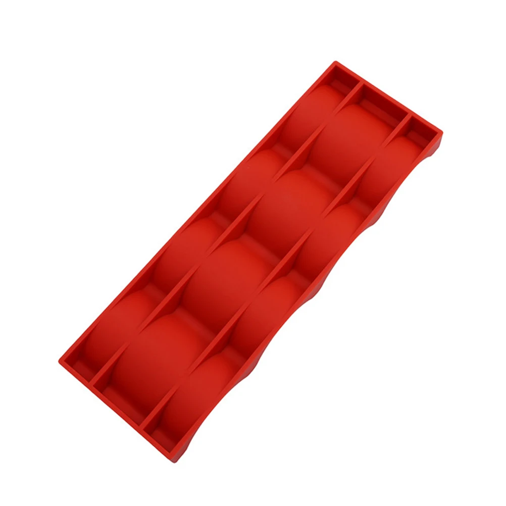 

Novelty Fridge Can Beer Wine Bottle Rack Organiser Holder Mat Silicone Tidy Tool Bar Accessories (Red)