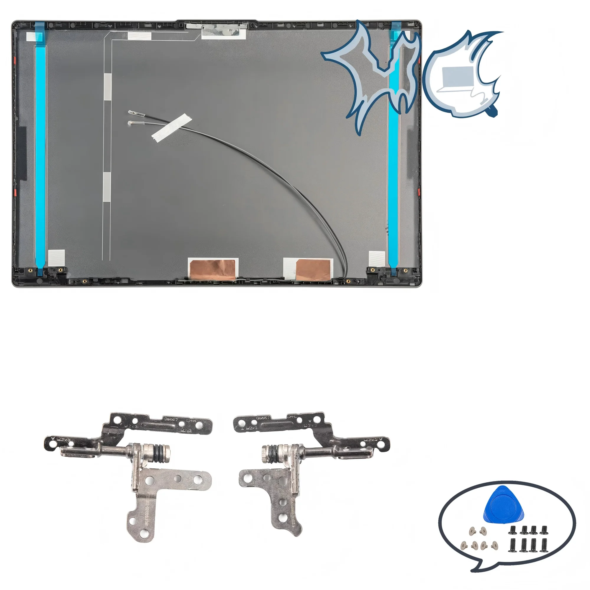 Nieuwe Case Voor Ideapad 5 15IIL05 15ITL05 15ARE05 15ALC05 LCD Back Cover Screen Deksel Voorkant Scharnieren Palmsteun Bodem Shell