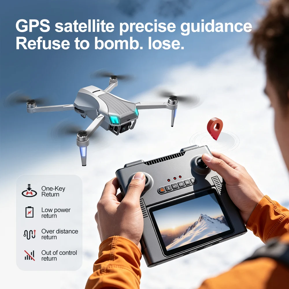 U55Max 5G Optical Flow GPS Drone 4k Professional Extension Laser Obstacle Avoidance Rc Drones with Camera Medium-sized Gimbal