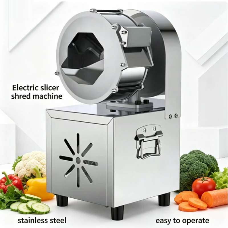 Commercial Electric Vegetable Dicing Machine Radish Carrot Potato Onion Granule Slice Cube Cutting Machine Home Food Processor