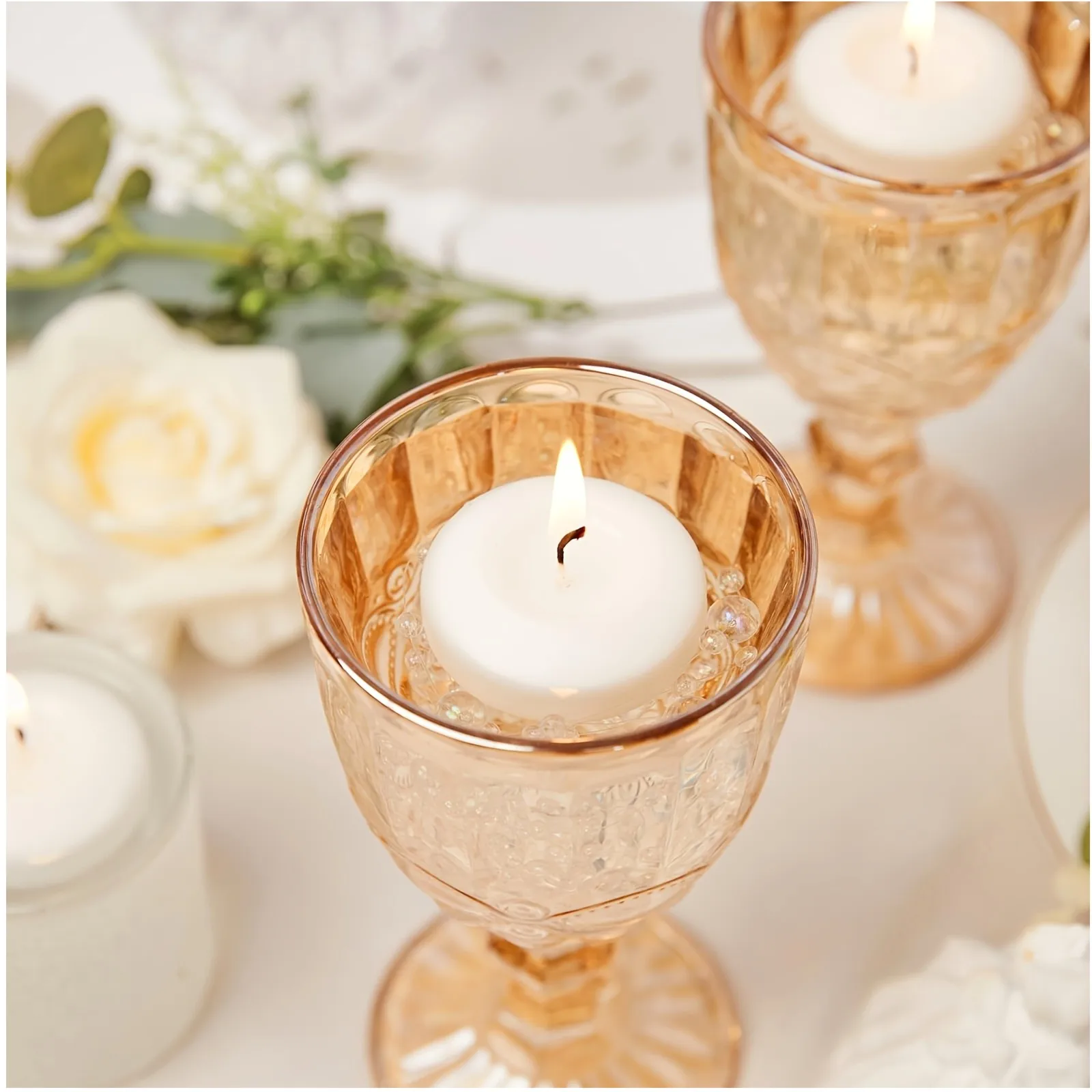 

60-Piece Floating Candles Set – 2-Inch Unscented White Tea Light Candles, 5–6 Hour Burn Time, Ideal for Romantic Evenings, Valentine’s Day, Weddings, Proposals, Anniversaries, Mother’s Day & Father’s Day Decor – Soft Glow, Smooth Surface, Water-Friendly D