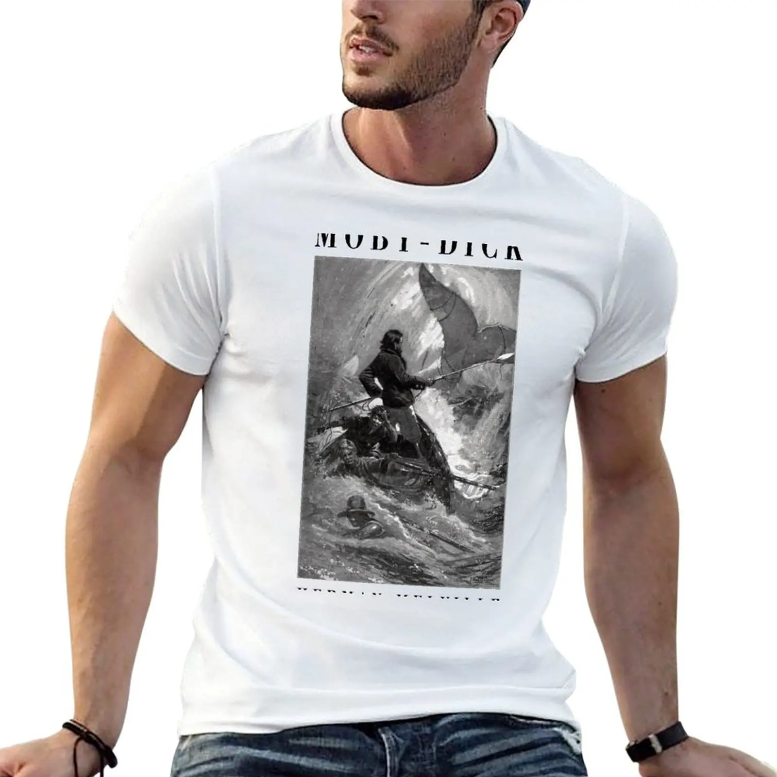 

Moby Dick by Herman Melville T-Shirt man graphic t shirt t shirt man cotton T-Shirt