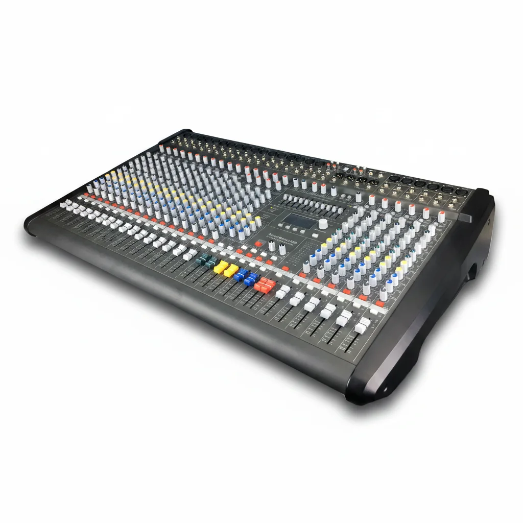 PM2200-3 Professional 22-Channel Compact Powered Mixer with 2000W Class D Amplifier Dual DSP