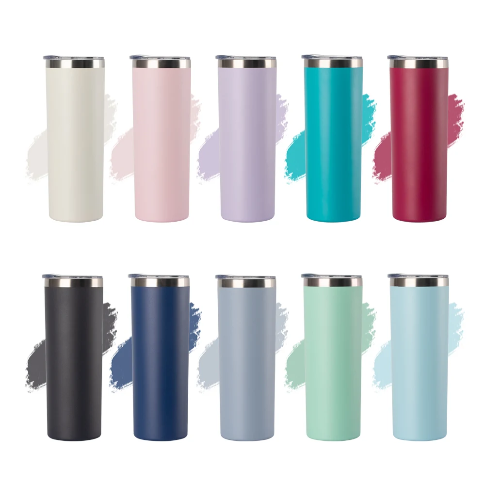 WATERSY 20oz Stainless Steel Thermal Mug with Straw Vacuum Insulated Cup Keeps Cold 12H & Hot 6H for Coffee, Iced Tea & Water