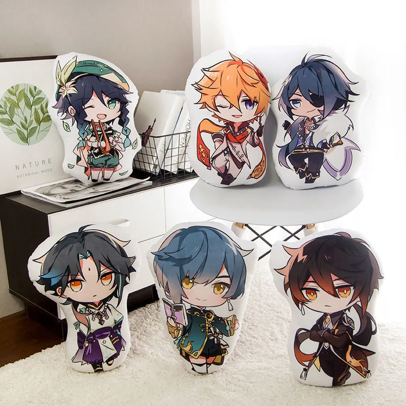 

Genshin Impact Pillow Lingren Yao Yao Zhen Gongzi Kaiya Keli Wan Ye Shenli Zhong Li Mandrill Walnut Doll