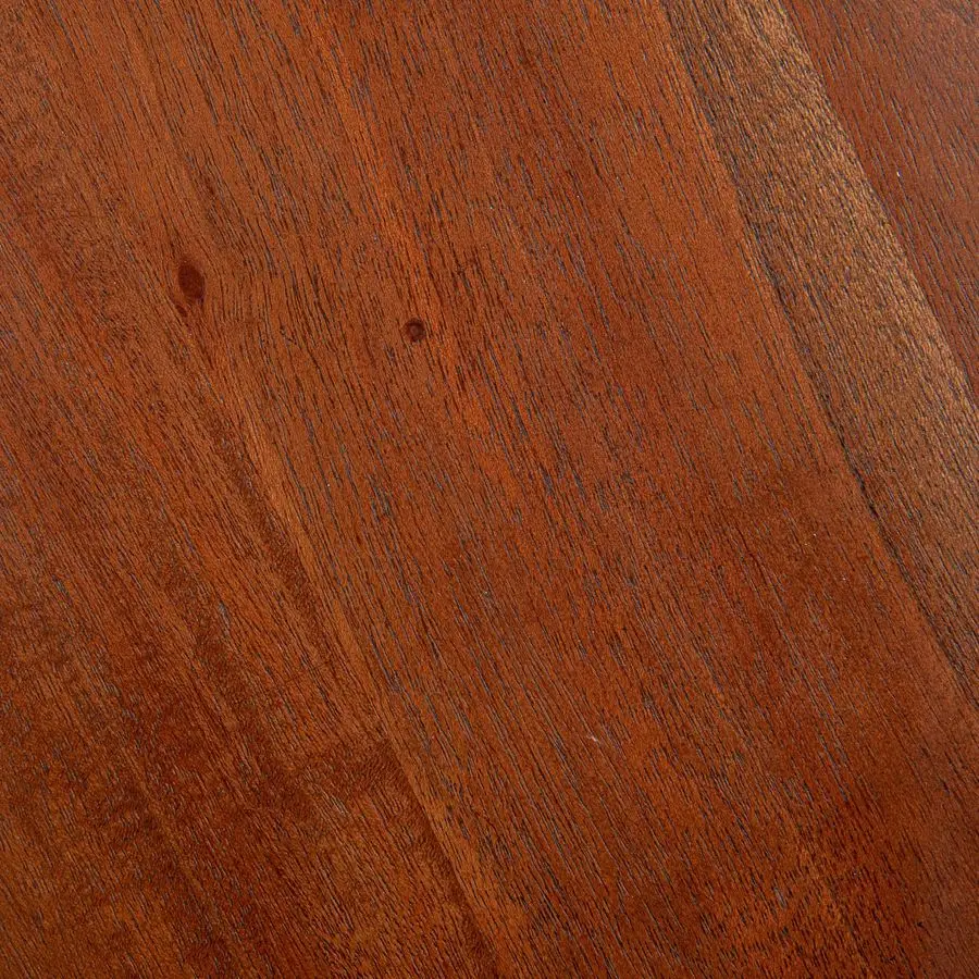 طاولة جانبية للكوكتيل بقاعدة أسقف، كستناء داكن