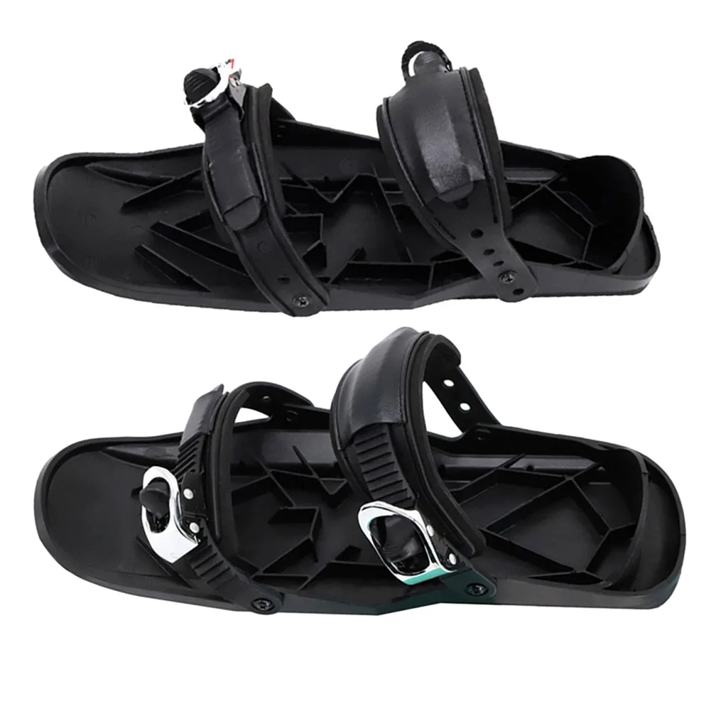 Mini Krótkie Narty Krótkie Buty Snowboardowe Skiboardy Regulowane Krótkie Mini Buty do Jazdy na Nartach Pasują do Twojego Plecaka