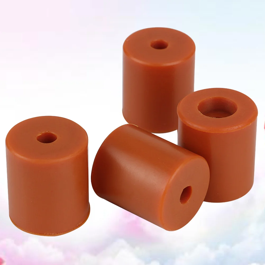 

4 шт., выравнивающая колонна с горячей кроватью, антипригарный силикон, 16 мм, высокотемпературная твердая прокладка, выравниватель платформы, сменные пружины, 3D-принтер