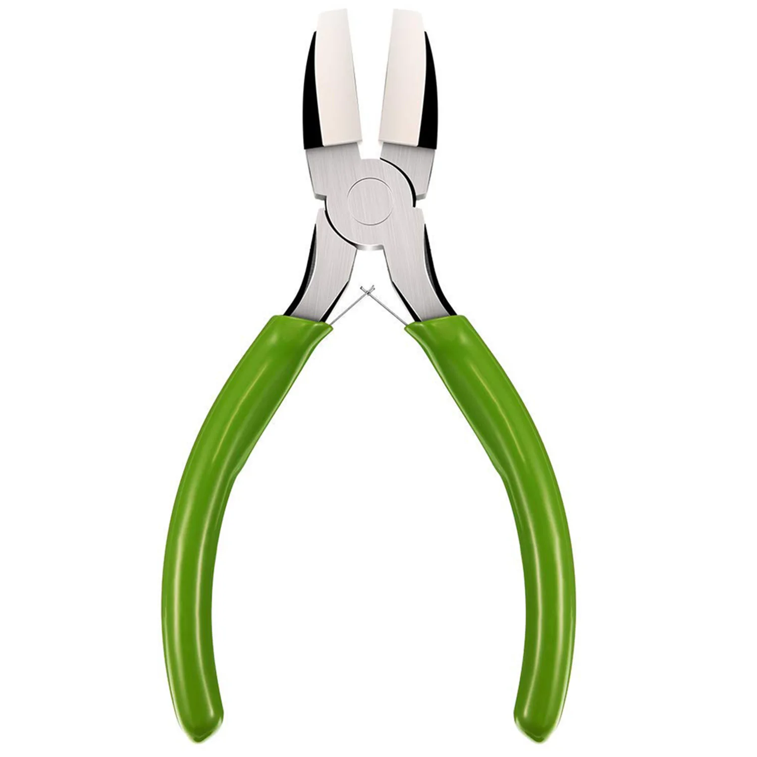 나일론 코 펜치 더블 나일론 턱 펜치, 탄소강 쥬얼리 펜치, 비딩, 루핑, 와이어 성형, DIY 도구, 2 팩