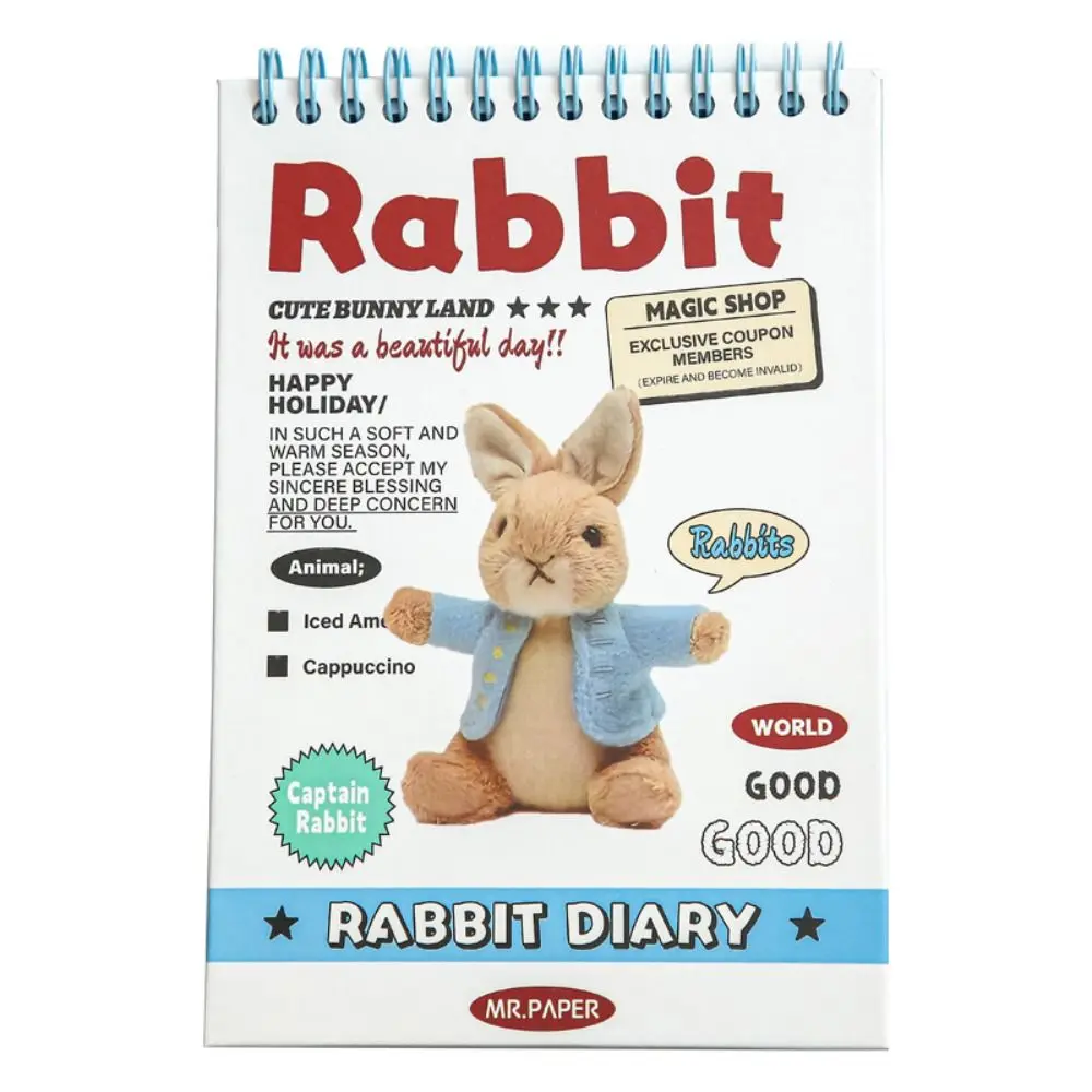 Kawaii Coil Time Management Notepad lucu Daily Planner Agenda Organizer Notebook