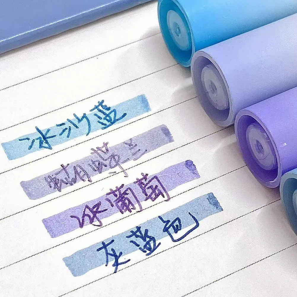 

Набор из 4 нежных цветных маркеров-выделителей: легкие, компактные, флуоресцентные маркеры для заметок, ведения дневников, скрапбукинга, художественного дизайна и офисной работы