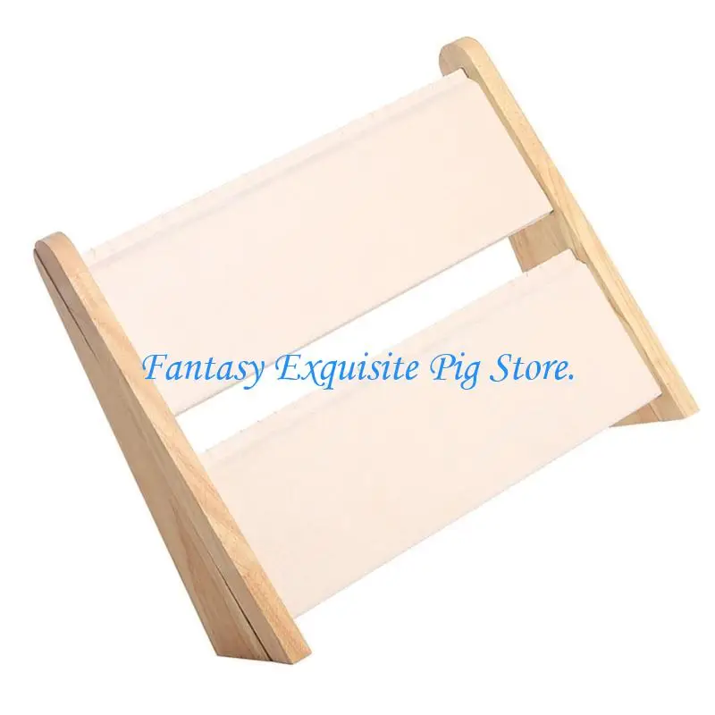 

Double Layer Jewelry Organizers Stand Necklace Holder for Necklaces and Bracelets with Nonslip Base for Bedroom Table