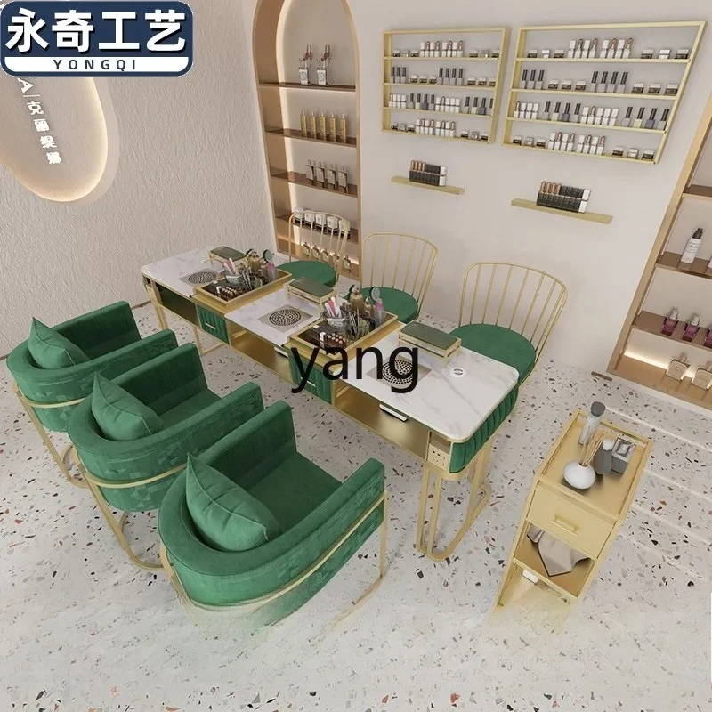 LMMcomes with its own vacuum cleaner, multi-functional manicure table, marble surface, light luxury