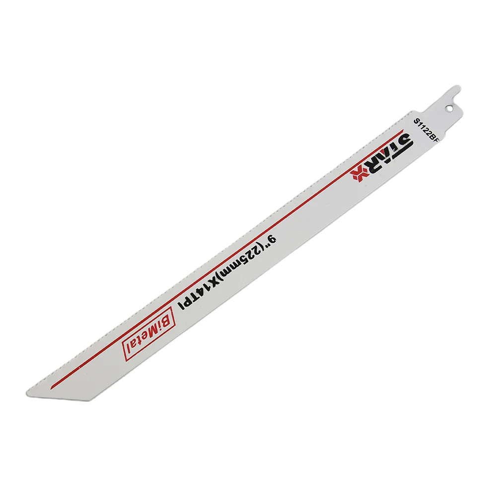 1Pcs Hot Saw Blade Reciprocating 0.9x19x1.8mm 1x 9\" Inch Accessories Bimetallic Kit Metal Parts Shank Flexible