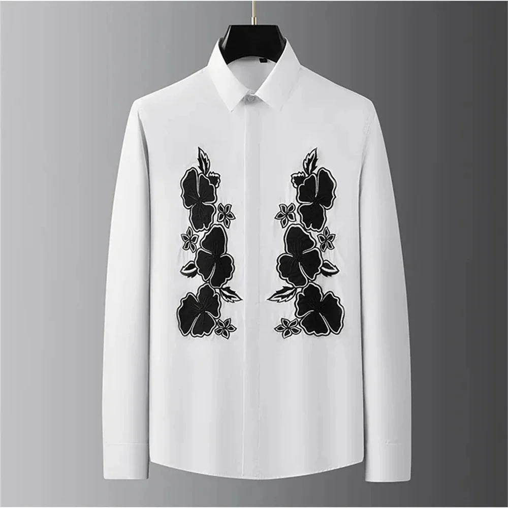 高級メンズシャツ シンプル メンズシャツ 長袖 ラペルシャツ デイリー アウトドア ショッピング ファッション トレンド トップス 大きいサイズ XS-5XL