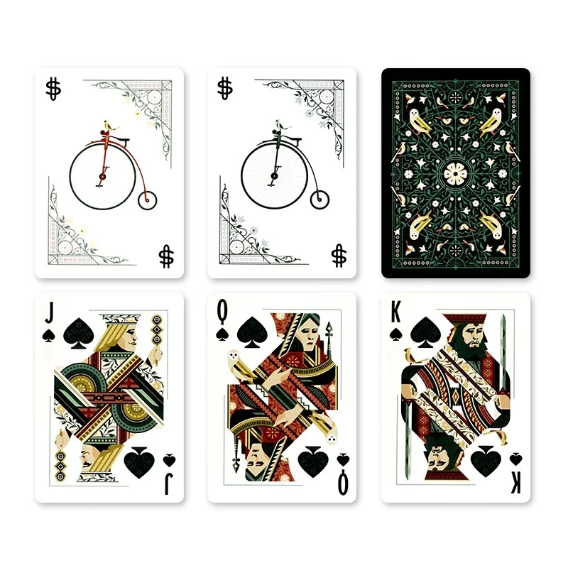 Bicycle Aviary Playing Cards Deck Poker Size Magic Card Games Magic Trick Props for Magician Poker Cards Collectible Props