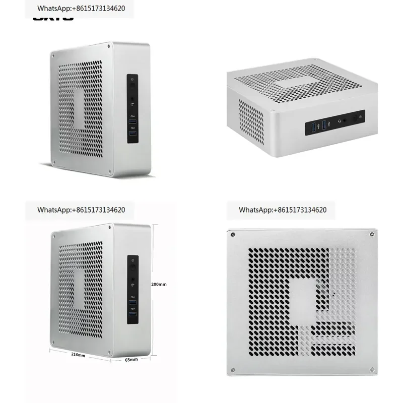 TA65 Mini ITX HTPC Desktop Case Small Form Factor Support External Power Supply Integrated Graphics Only No Discrete GPU