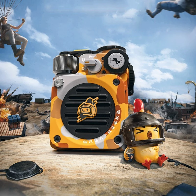 MUZEN ولد ليكون لعبة البرية للسلام الفوتون الفرخ سماعة لاسلكية تعمل بالبلوتوث المتكلم راديو في الهواء الطلق المعادن AI الذكية مكبر صوت صغير MW-PVX