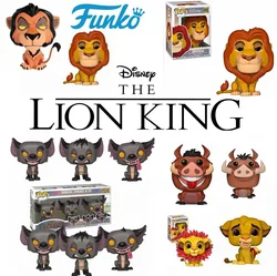 FUNKO Disney Movie The Lion King SCAR 89# Simba 496# BANZAI SHENZI ED Mufasa Luau Pumbaa Action Figure Toy Collection Model Toys