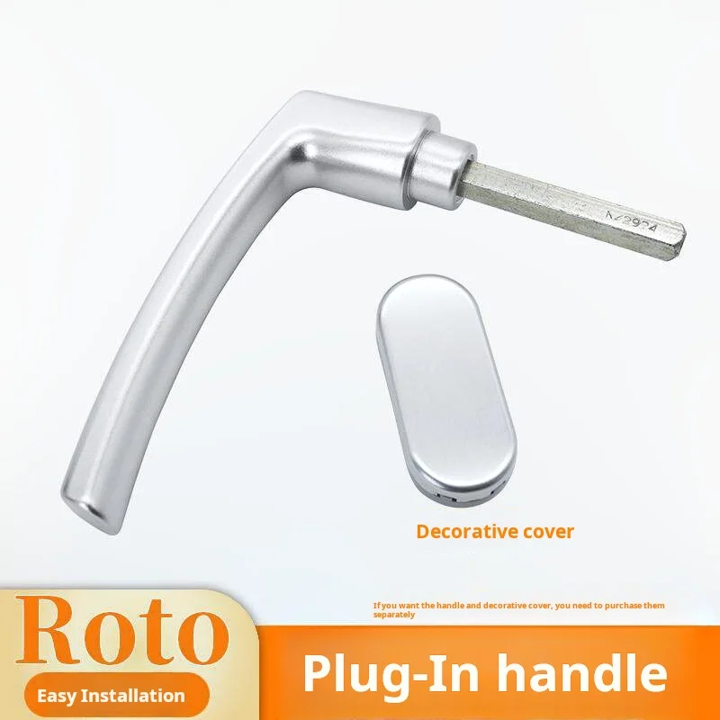 

Roto Insert Handle Square Spindle Handle Switch Curtain Wall Glass Door Window Lock Detachable Handle Door Window Latch