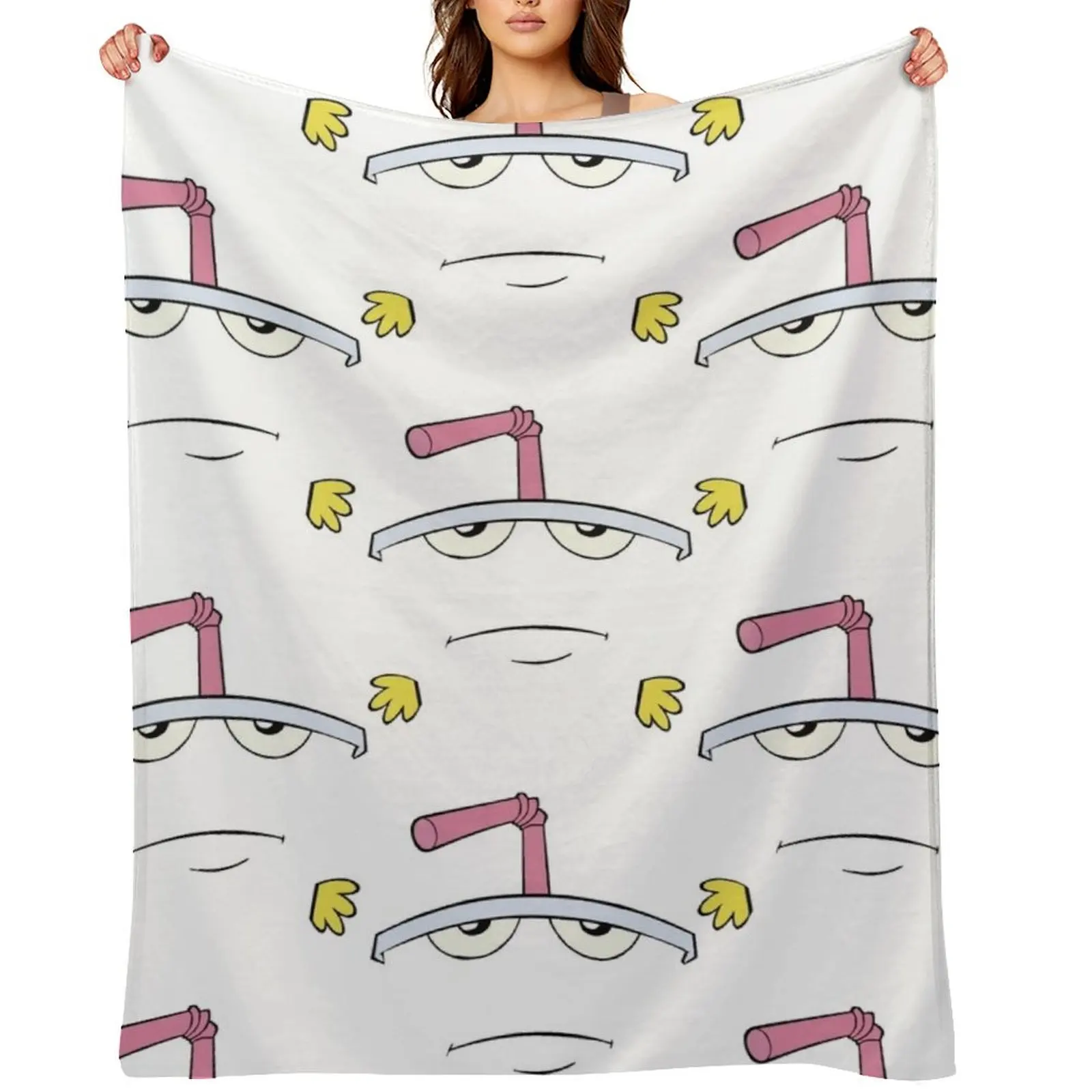 

Aqua Teen Hunger Force - Master Shake Throw Blanket bed plaid Summer Beddings funny gift Blankets For Baby Blankets