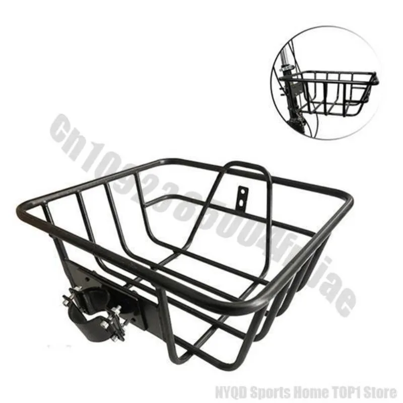 Universal front car basket of electric bicycle Fixed front car basket with metal car basket screws Motorcycle accessories