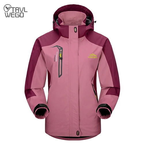 TRVLWEGO Chaqueta de senderismo impermeable para mujer cortavientos a prueba de viento Camping caza escalada Trekking pesca abrigo ropa al aire libre