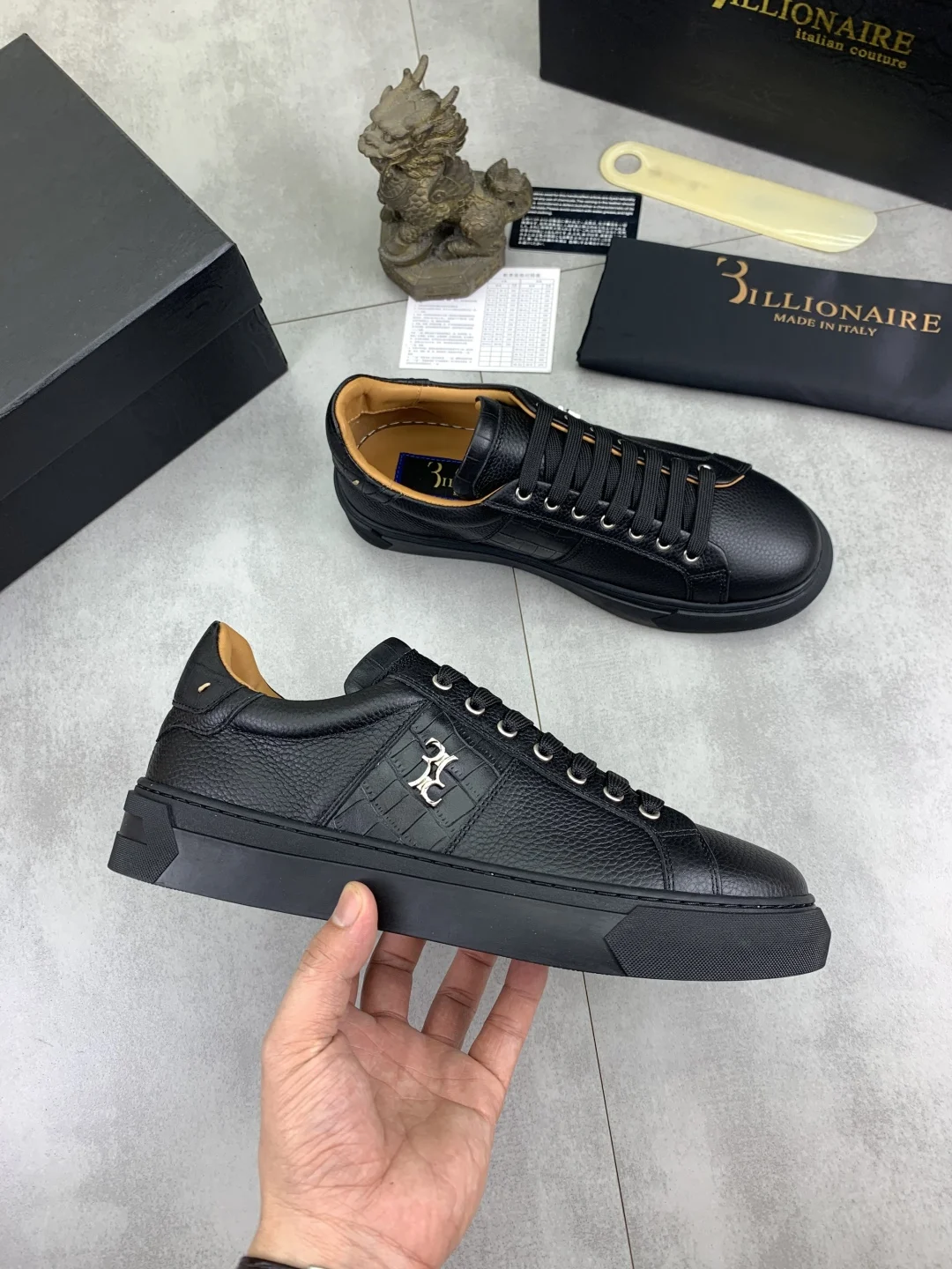 BILLIONAIRE OECHSLI Shoes Men‘s Cowhide 2025 new comfort outdoors high quality business gentleman European big size 38-44