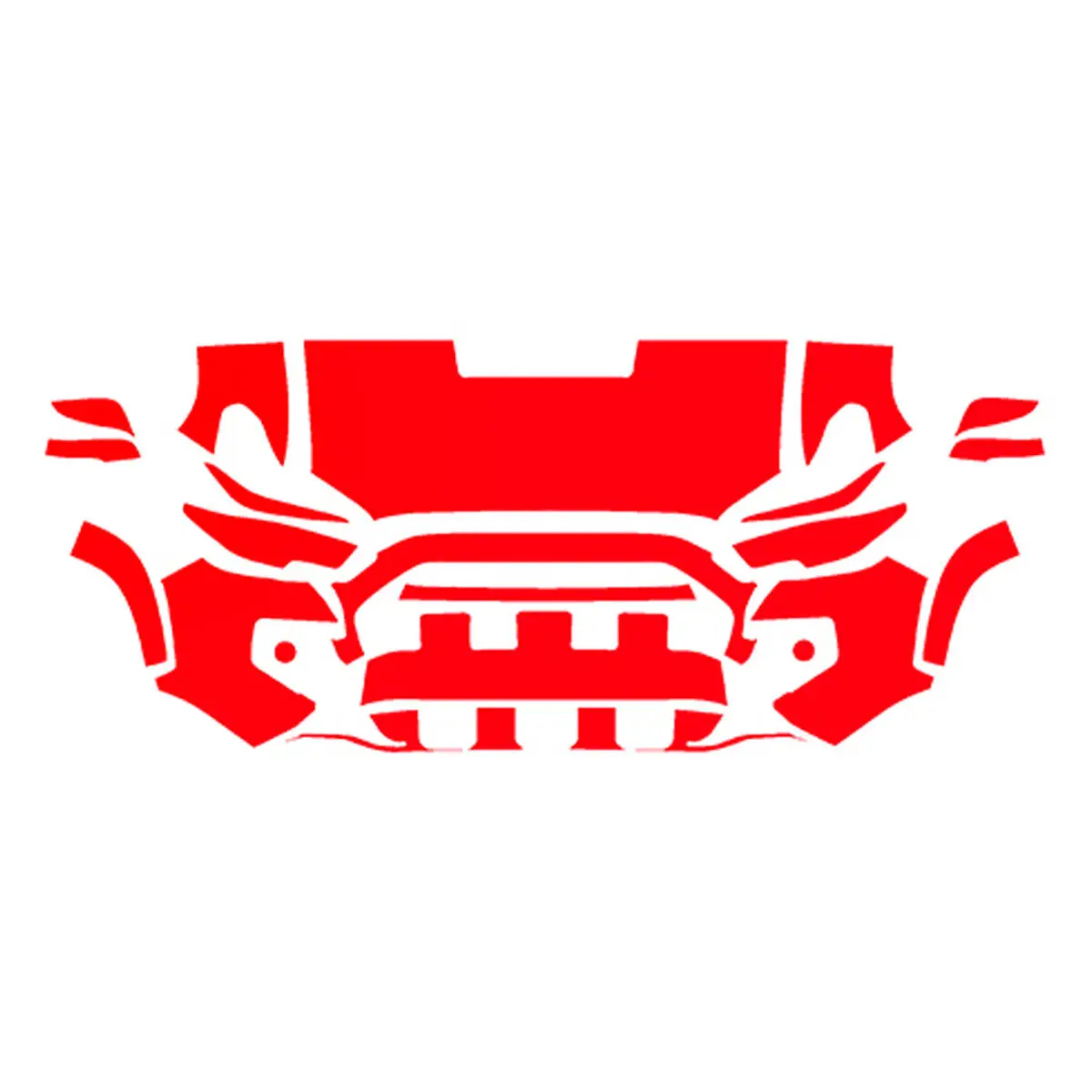 

For Toyota Tacoma TRD Sport 2016-2023 PreCut Paint Clear Bra Film PPF