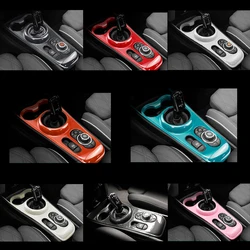 Car Gear Lever Panel Decorative Cover Protection Sticker For BMW MINI COOPER JCW F54 F55 F56 F57 F60 Countryman Car Accessories