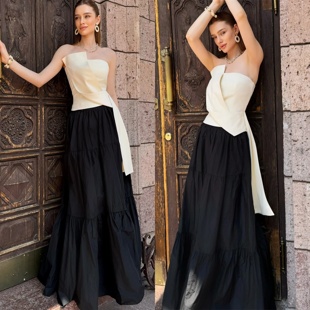 

Customized Sexy Sleeveless Straight Evening Dress Simple Sleeveless Celebrity Gowns High Quality Special Occasion Gowns