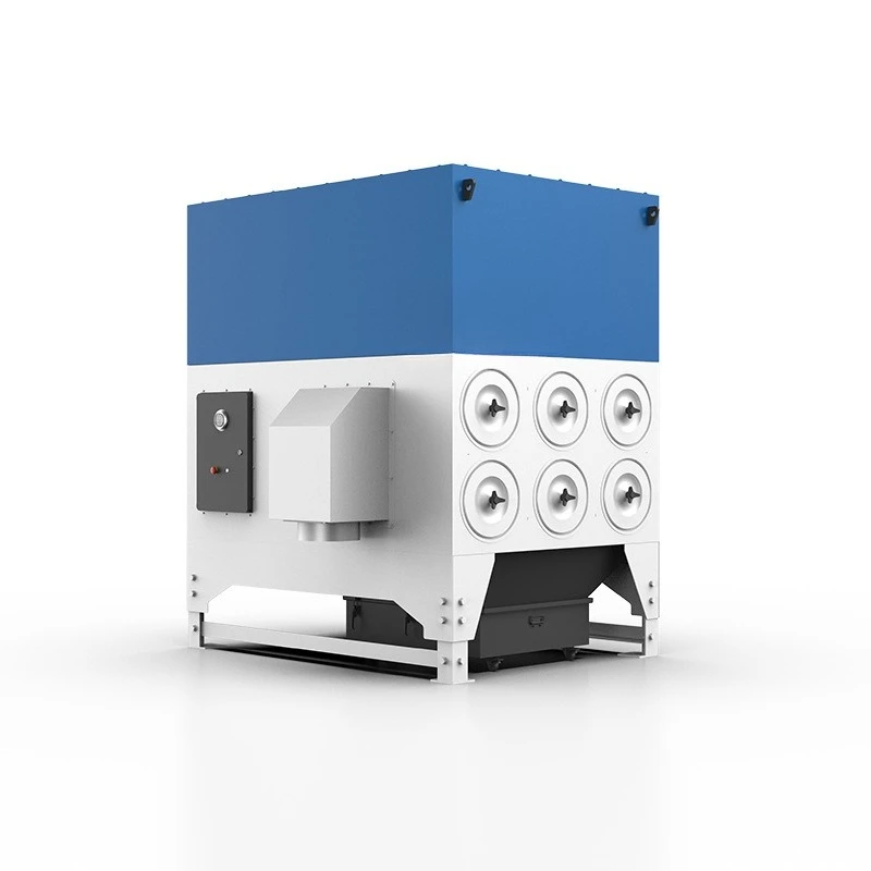 Dust collector, laser cutting metal, explosion-proof workshop smoke removal equipment pulse 6 tube bag dust collector