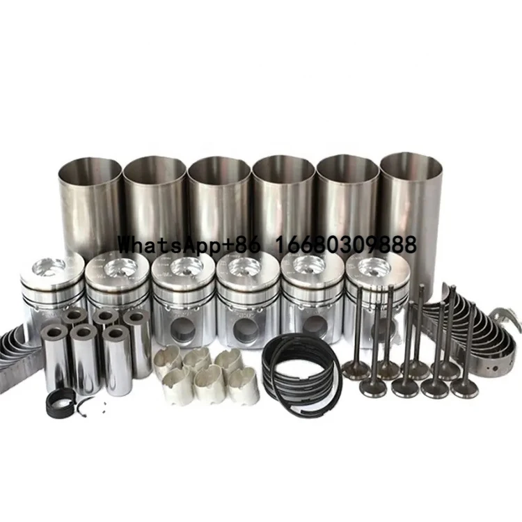 

Original Cummis Engine Part Overhaul Kit Cylinder Liner Conrod Bearing Piston Ring Set X15 6bt 6ct 6lt