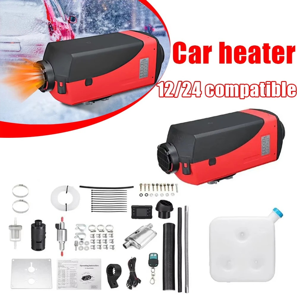 

2kW/5kW Diesel Air Heater 12V/24V Parking Heater With 10-liter Fuel Tank LCD Display Remote Control For Trucks Boats And Vans