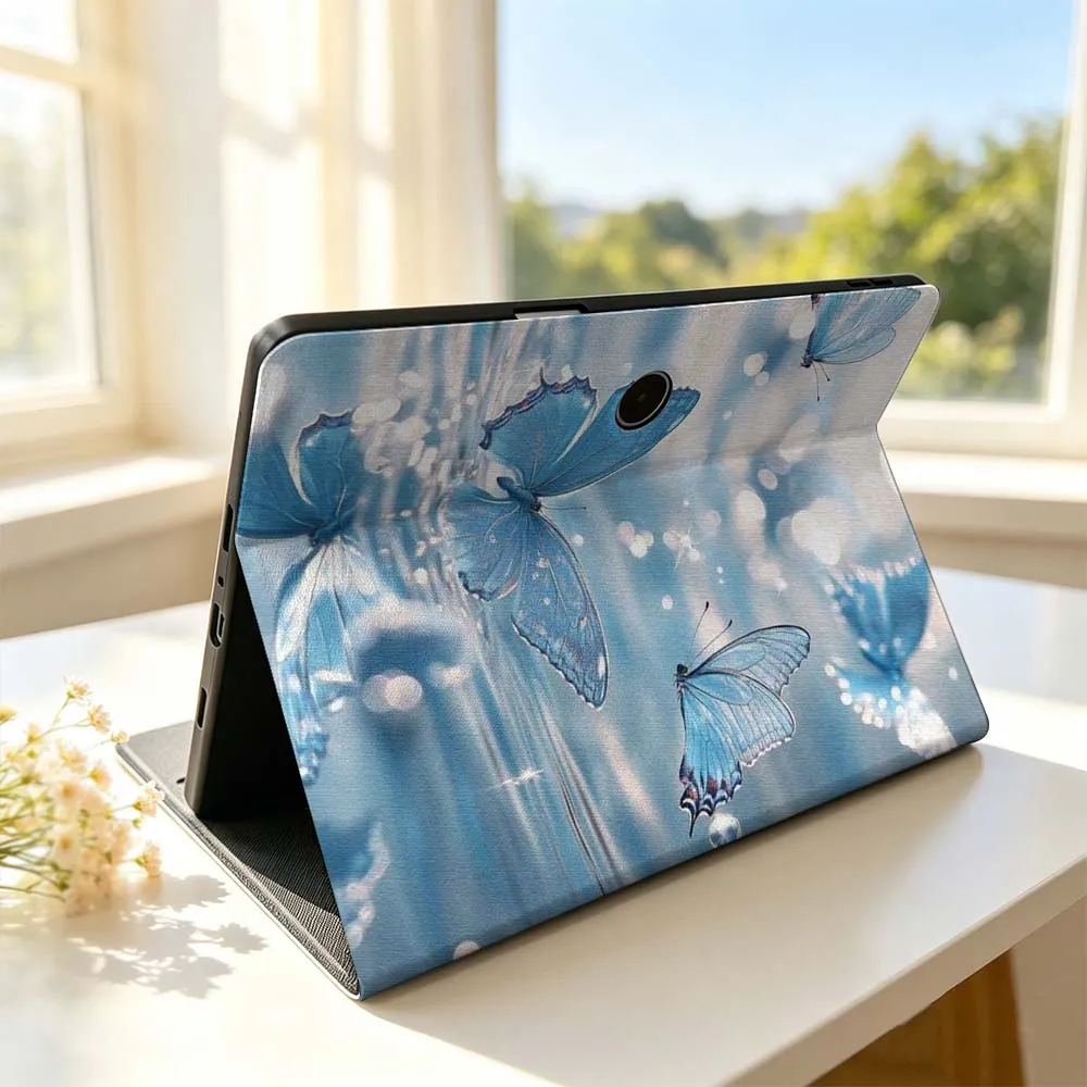 Seawater Butterfly For OPPO VIVO IQOO OnePlus Realme Pad 3 Pro 13 12.1 11.61 11.4 10.36 11 inch Tablet Case Soft