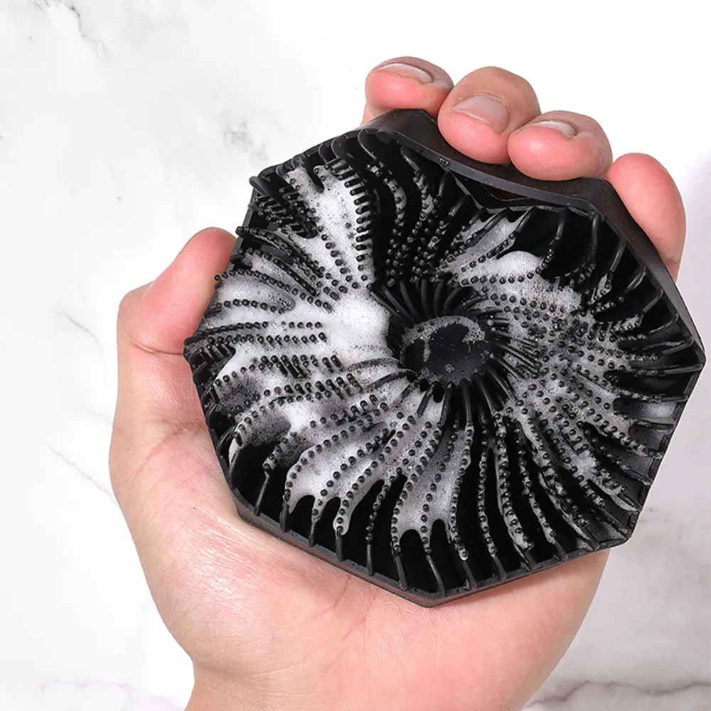 سيليكون تقشير الجسم اللوف حمام تدليك دش الغسيل فرشاة سبا