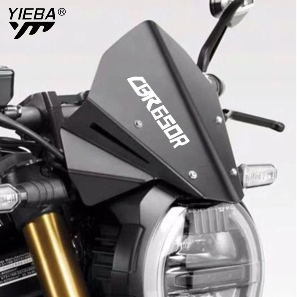 

CBR650R Motorcycle Windshield Windscreen For Honda CBR 650 R 650R CB650R Neo Sports Cafe 2019 2020 2021 2022 2023 2024 2025 2026